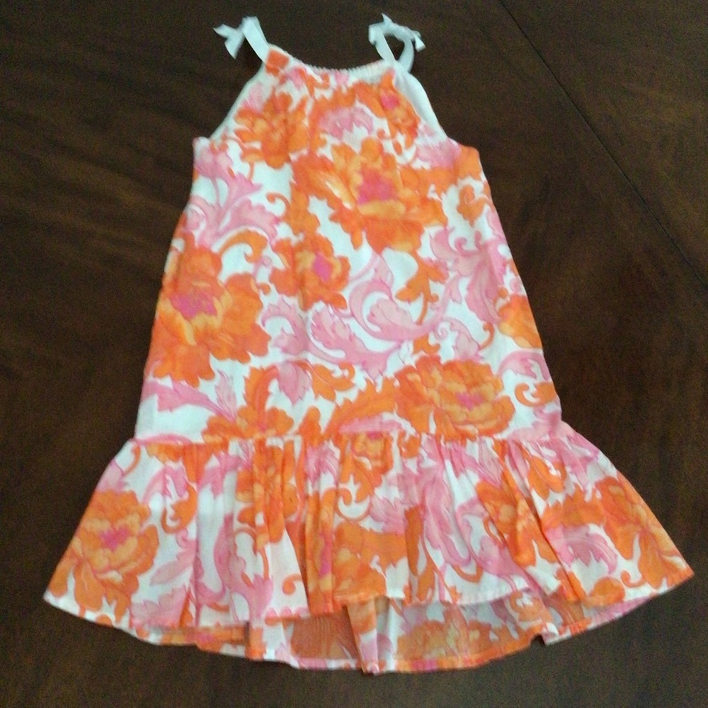 Little Girls Janie and Jack Floral Dress Size 4